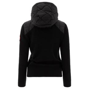 24FW 캐나다구스 아우터 CG HYBRIDE QUILTED KNIT HOODYCG 6800L 5161 Black