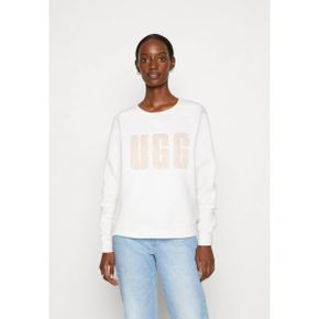 4309508 UGG MADELINE FUZZY LOGO CREWNECK - Sweatshirt nimbus/sand