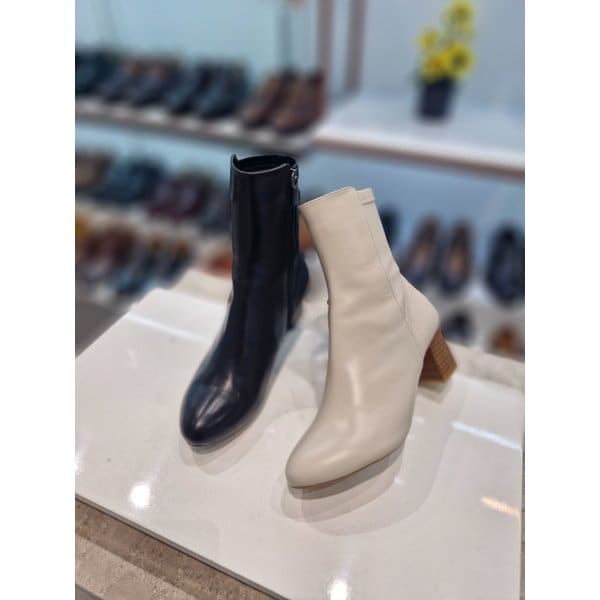 [여주점] 여성 6cm소가죽 데일리 앵클부츠 G122K503