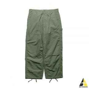 엔지니어드 가먼츠 24 Painter Pant C - Olive Cotton Ripstop (24S1F005-O