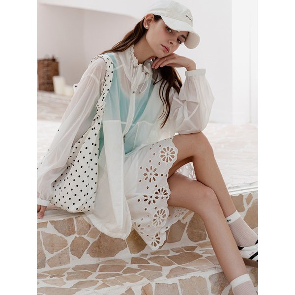 Punching Lace String Skirt