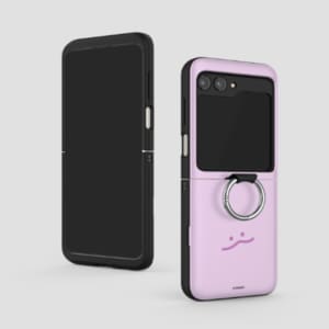  갤럭시 Z플립 5 4 3 휴대폰 케이스 정품 TRY 말랑말랑 베이직 고리형 카드도어 범퍼케이스