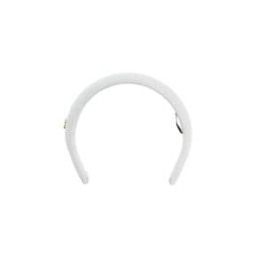 여성 patent leather hairband White