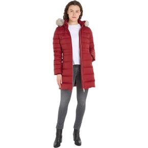 영국 타미힐피거 패딩 Tommy Hilfiger Women`s Tyra Down Coat with Fur 1594072