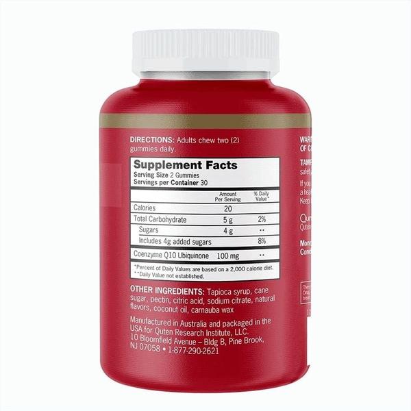 미국직구 Qunol 큐놀 코큐텐 크리미 오렌지 젤리 100mg 60구미