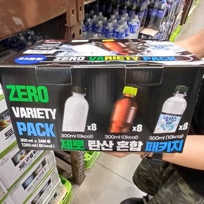 제로사이다+밀키스+펩시 페트 멀티팩 300ml x 24