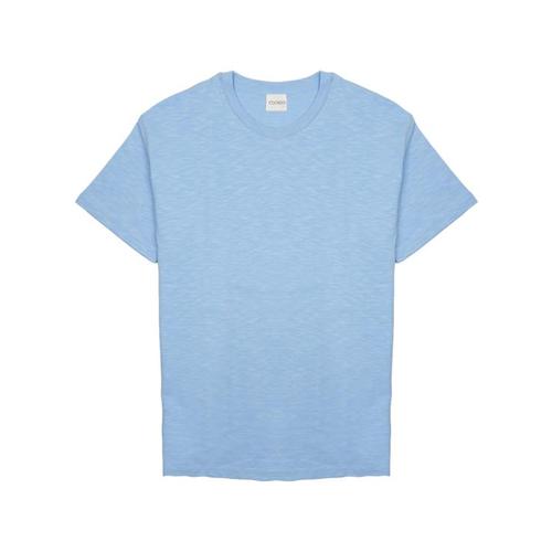 클로즈드 반팔 티셔츠 C8502645CEM 565 AZURE
