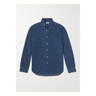 Hartford 하트퍼드 피트 버튼다운 칼라 코튼 코듀로이 셔츠 블루 1647597342407877