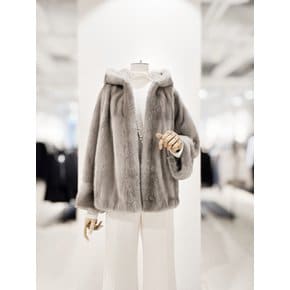 [파주점] [더아이잗컬렉션]후드넥 밍크퍼 자켓 CRCAFSF51