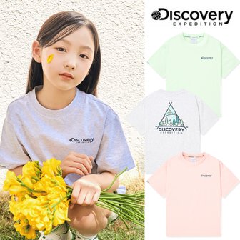 디스커버리키즈 24SS 디스커버리키즈 백 그래픽 냉감 반팔티셔츠 DKRS74043