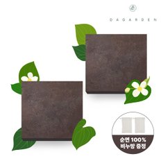 다가든 핸드메이드 어성초 클렌징 바 수제 CP 세안 비누 100g 2개+ 순면 비누망 2개