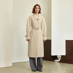 YY_Temperament loose trench coat