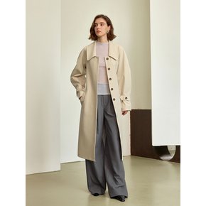 YY_Temperament loose trench coat