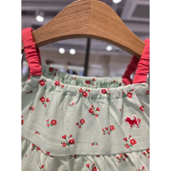 [파주점] (MN)  플라워 민소매 상하세트  4537067214