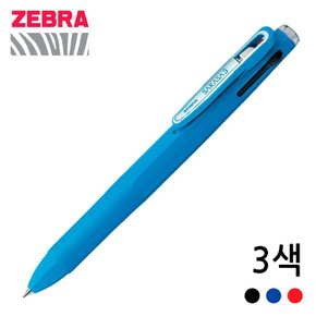 제브라 사라사 뉴칼라B 3색 중성펜 0.5mm (J3J2) (라이트 블루)