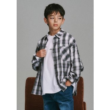 블루테일 체크 셔츠 AZG1BL02