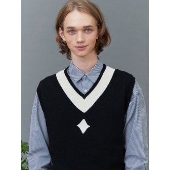 리플레이 컨테이너 RC lambs wool knit vest (black)