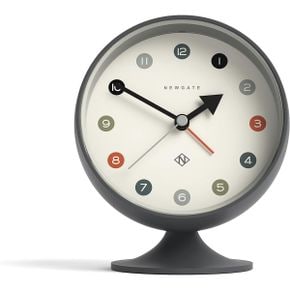 영국 뉴게이트 벽시계 GATE Spheric MidCentury Alarm/Desk Clock Round Alarm Mantel 아날로그