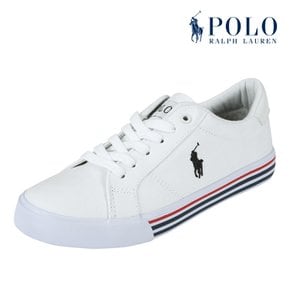 [와이컨셉]  폴로(POLO) EDGEWOOD 화이트 스니커즈 (RF101549OA-W)