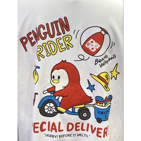 [AK수원점] [더블제이디] [남녀공용]뒷면 아이스크림 팽귄 반팔티