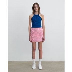 [23SS] Shirring Mini Skirt [Pink check] JWSK3E904P1