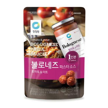 청정원 싱글파우치 볼로네즈소스140g