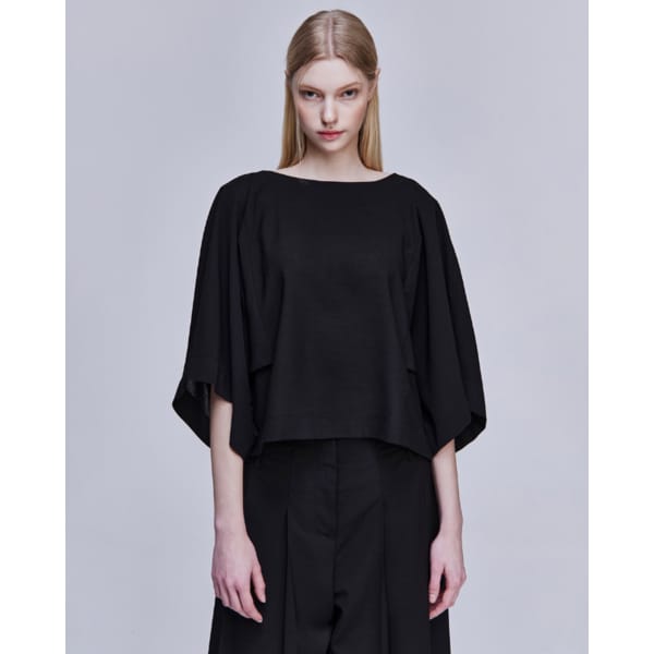 [파주점] [송지오우먼]송지오 오리엔탈 돌먼 티셔츠 블랙 WH3TS310BK