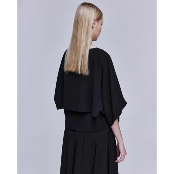 [파주점] [송지오우먼]송지오 오리엔탈 돌먼 티셔츠 블랙 WH3TS310BK