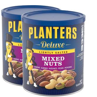  Planters 플랜터스 디럭스 라이틀리 솔티드 믹스 넛 432g 2팩 Mixed Nuts