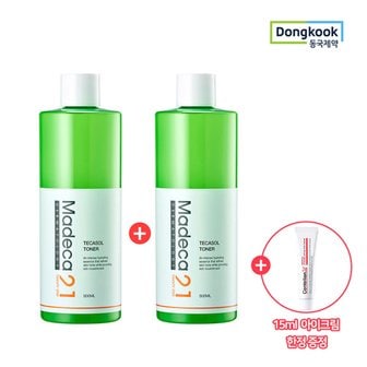 마데카21 [1+1] 동국제약 마데카21 테카솔 토너 500ml +인텐시브 아이크림 15ml 추가 증정