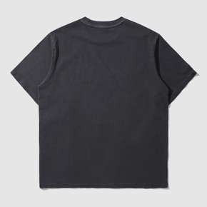 남여공용 피그먼트 쿼드러플 반팔 티셔츠 블랙 외 UP321CRS79