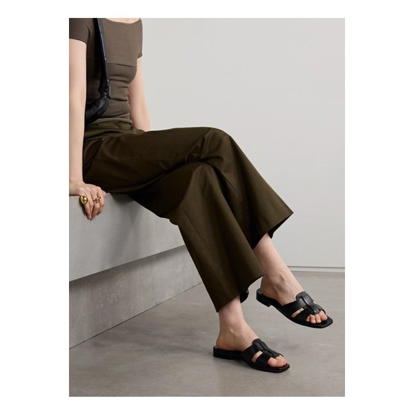 엠 파슨스 레오 가죽 슬라이드 블랙 1647597327147002