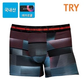 TRY 남성 에어로쿨 액티브 남자 드로즈 팬티(오렌지)