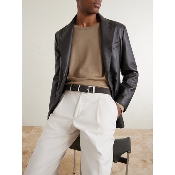 미스터 피 3.5cm 스웨이드 가죽 양면 벨트 46376663163047976