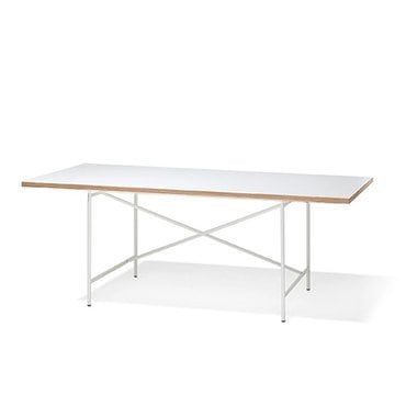 엑스투 RICHARD LAMPERT Eiermann 1 Table 200*90  멜라민 화이트/오크 엣지 화이트 프레임
