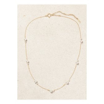 MIZUKI 미즈키 씨 오브 뷰티 14캐럿 골드 진주 목걸이 1647597357300009