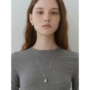 [Silver 925] Rice Pearl Necklace