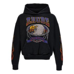 Rhude FW23 Screaming Eagle hoodie Sweatshirt RHFW23HO060126100610 RHFW23HO060126100610