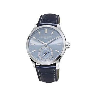  독일 프레드릭 콘스탄트 남성 시계 Frederique Constant Geneve Mens 아날로그 쿼츠워치 가죽스