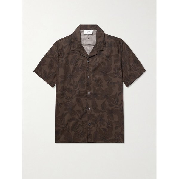 미스터 피 캠프 칼라 플로럴 코튼 셔츠 46376663163020554