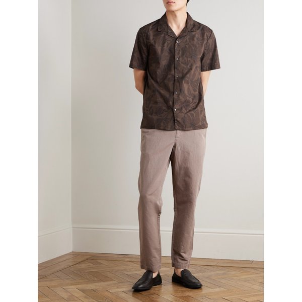 미스터 피 캠프 칼라 플로럴 코튼 셔츠 46376663163020554