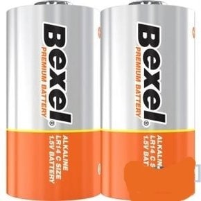 BEXEL 알카라인 D 2 건전지 LR20 (1.5V) 2알(1팩) (비닐포장)