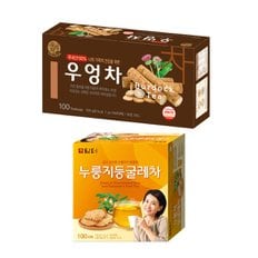  담터 누룽지 둥굴레차 100T +송원 우엉차 100T (200T)