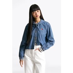 여성 루즈 데님 후드 집업 T32F0NJC01TWL1 TOMMY JEANS