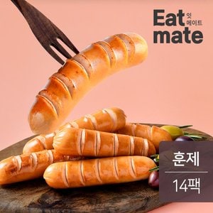 잇메이트 닭가슴살 소시지 Mini 훈제맛 14팩