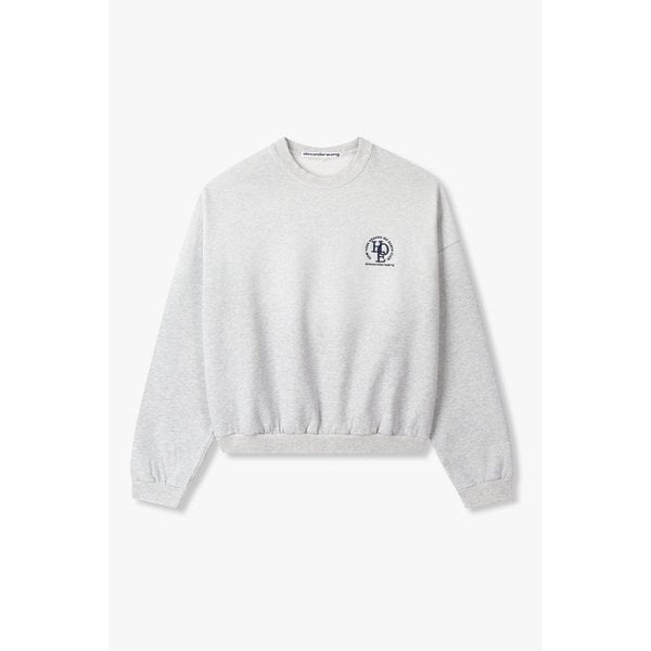 [UNISEX] 로고 자수 크루넥 스웨트 셔츠 3625120017000