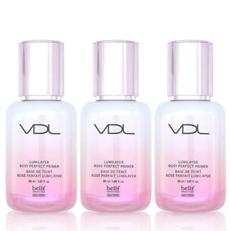  VDL 루미레이어 로지 퍼펙트 프라이머 30ml 3개