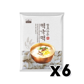 칠갑농산 쌀로만든 떡국떡 요리용떡 500g x 6개