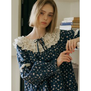 빌레르 긴팔 투피스 딥블루 (30수)