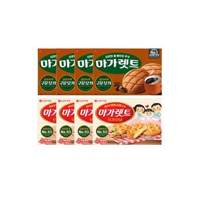 롯데 마가렛트 352g 4입 + 마가렛트 구운모카 352g 4입